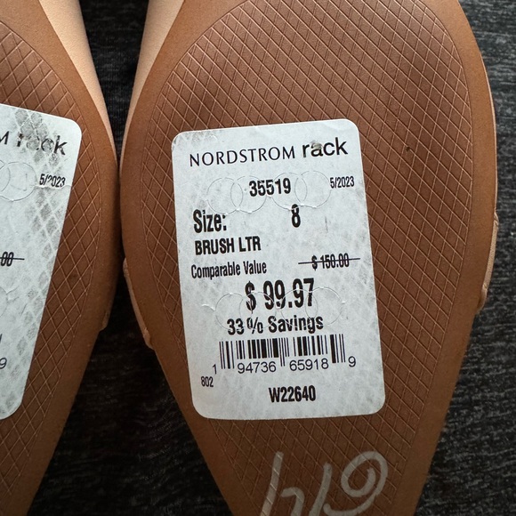 Cream slingback mules - Picture 4 of 4